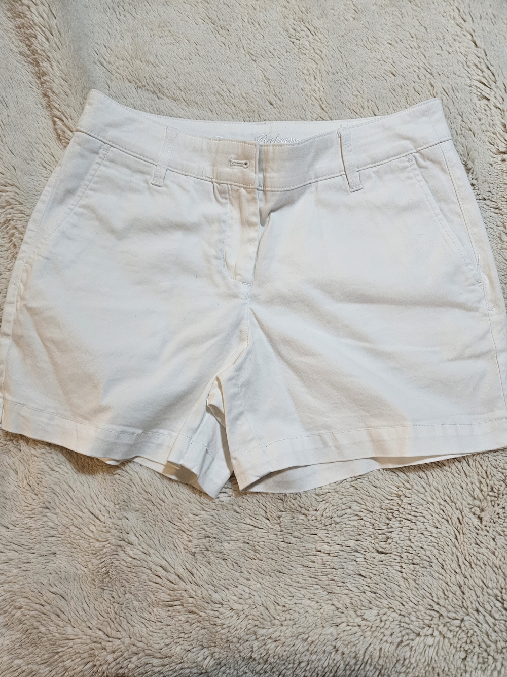 Tommy Bahama White Women's Cotton Bermuda Shorts